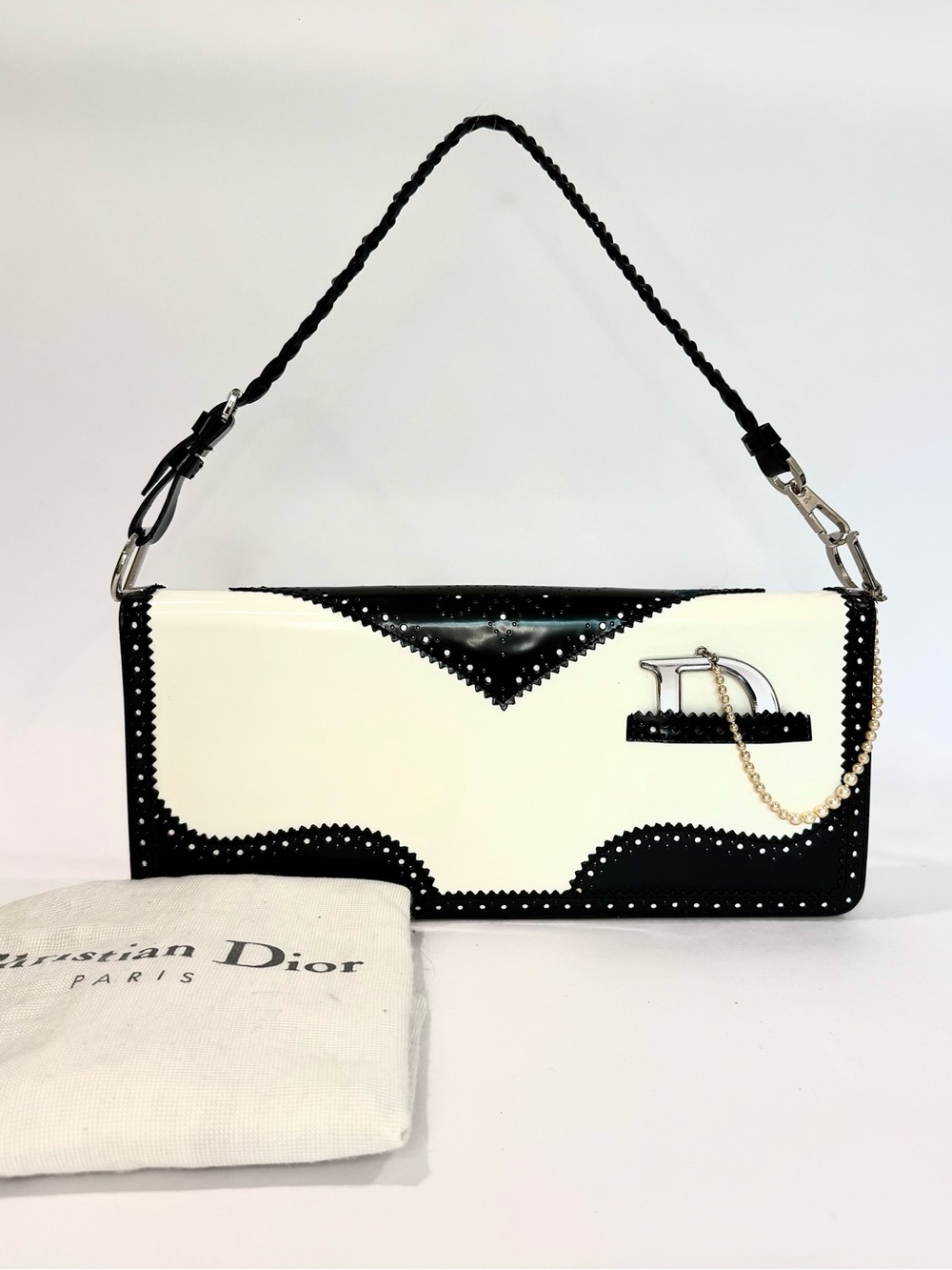 RARE Dior Runway D’Trick Shoulder Bag / Clutch - Picture 4 of 14